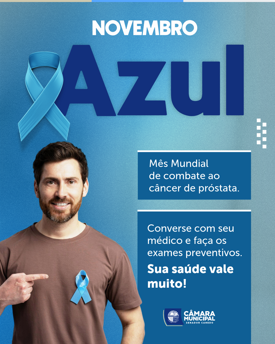 Novembro Azul: Prevenção Contra o Câncer de Próstata.